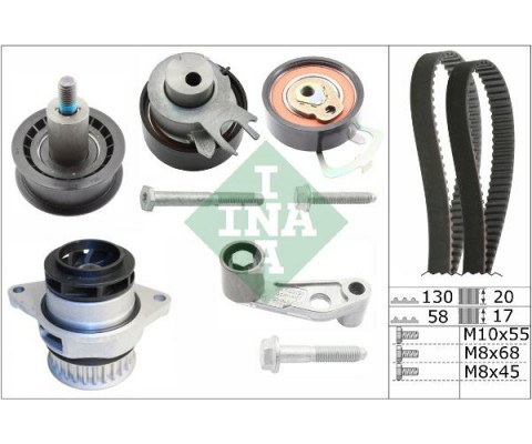 DEVİRDAİMLİ TRİGER SETİ 130x200 - 058x170 POLO-CORDOBA-GOLF IV 1.4-1.6 16V BCB-BBY-BUD