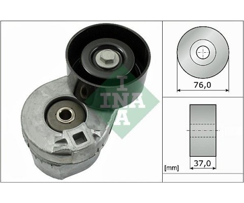 ALTERNATÖR GERGİ RULMANI KUTUKLU TRANSİT V184 2.4 DI-2.4 TDI-2.4 TDE 00-06 76X37X17