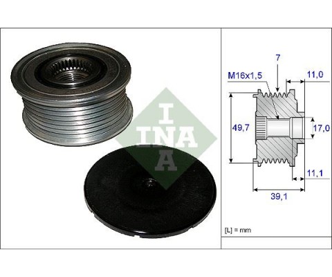 ALTERNATOR KASNAGI MERCEDES W211 W212 W221 C219 W164 X164 W251 W463