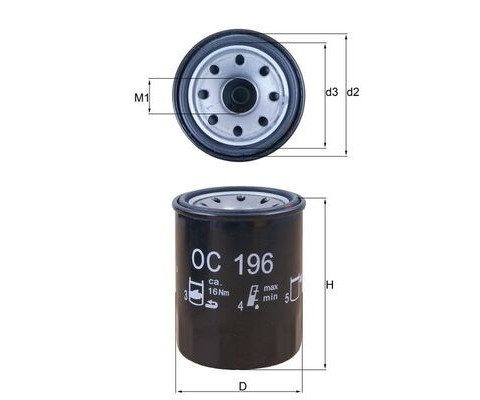 YAĞ FILTRESI HONDA CIVIC 01 CRV 01 JAZZ 03 CITY 03 ACCORD 03 CIVIC 1.5 115 CRV 1.5 17