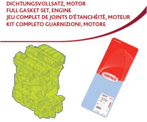 MOTOR TAKIM CONTA KOMPLE ALT-ÜST P306-P406-XSARA 1.8 16V XU7J 430602P 430602P