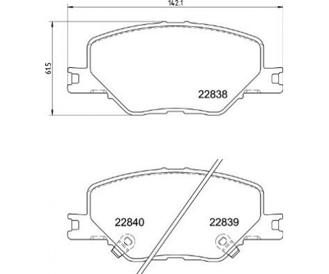 ÖN FREN BALATASI INSIGNIA B 2017 16 İNÇ JANT