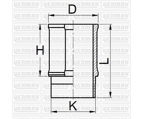 MOTOR GÖMLEĞİ R9-R12 1400 76.00 ÇAP STD