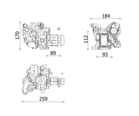 EGR VALFİ C4-C5-JUMPER-JUMPY-BOXER-508-5008-308-3008-KUGA II-MONDEO-FOCUS III 2.0 BlueHdi-TDCI