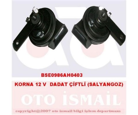 KORNA 12 V DADAT ÇİFT FİŞLİ SALYANGOZ TİP