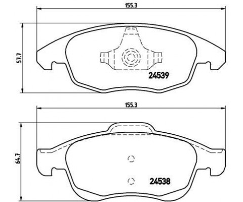 ÖN BALATA C4 PICASSO 1.6 HDI 110hp 06 11 PARTNER 08 11 TEPE-BERLINGO 08 11 5008 09 DS4 DS5