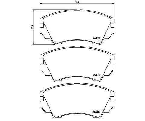 ÖN BALATA OPEL ASTRA J 12 14 INSIGNIA 08 11 ZAFIRA 11 SAAB 9.5 10 17 JANT GDB1783