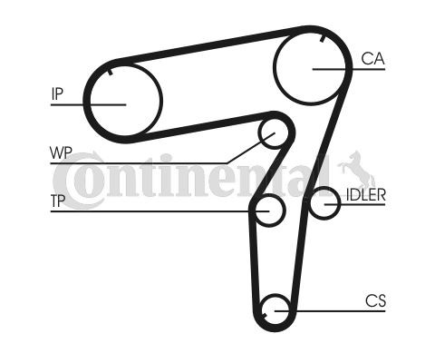 TRİGER KAYIŞI 193x240 BRAVA-DOBLO-MAREA-STRADA 1.9 TD LANCIA KAPPA 2..4 5462XS