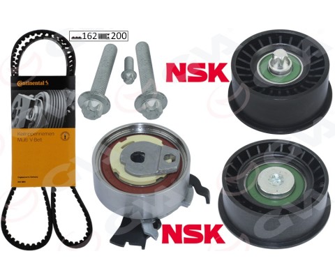 EKSANTRİK GERGİ KİTİ 162x200 ASTRA G-CORSA C-VECTRA C-MERIVA A-ZAFIRA A 1.4-1.6-1.8 16V Z16XE-Z14XE