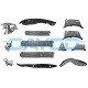 EKSANTRİK ZİNCİR SETİ HYUNDAI STAREX 2.5 D4CB 02-08 / H1 2.5L D4CB CRDI 08-> / H100 2.5L D4CB 140h p KAMYONET 06-09 / KIA SORENTO 2.5L D4CB 140hp 170hp 06-> 13 Parça