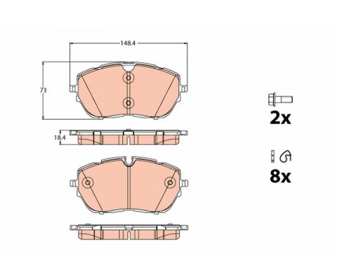 ÖN FREN BALATASI 330 mm ASTRA L 21 GRANDLAND 17 C5 AIRCROSS 18 308 14 3008 19 508 18 DS4 21 DS7 19 DS9 20