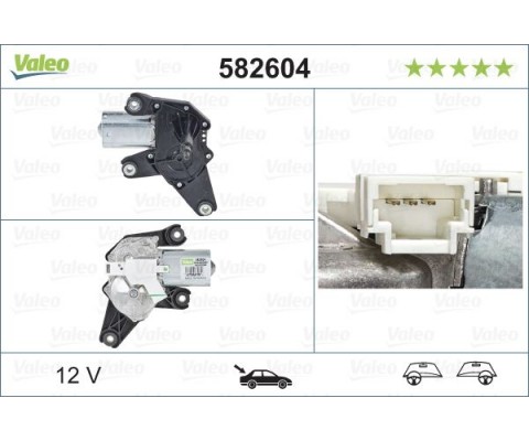 SİLECEK MOTORU ARKA DACIA Sandero 06/08 10/12 . Duster 03/10