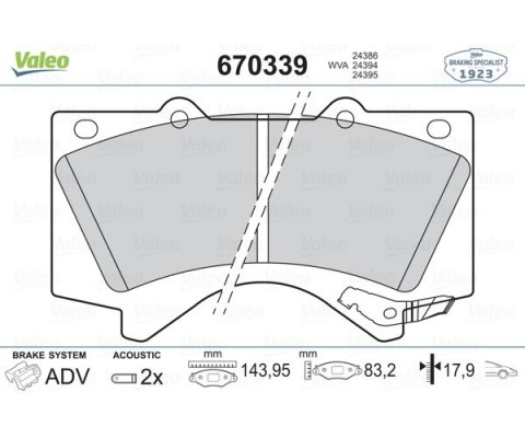ÖN BALATA TOYOTA LAND CRUISER V8J15-J2008 GDB3524