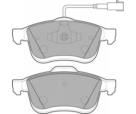 ÖN BALATA DOBLO 1.4 1.3D 1.6D 2.0D 10 COMBO 1.4 12 1.3CDTİ 12 1.6CDTİ 12 2.0CDTİ 12