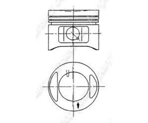 MOTOR PİSTON SEGMAN 0.40 GRANDE PUNTO 1.2