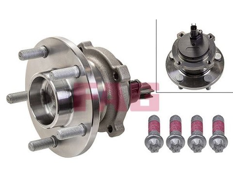 ARKA TEKER PORYASI RULMANLI FOCUS C-MAX 07>11 -FOCUS II 04>11 ABS Lİ 5 BİJON SENSOR DAHIL