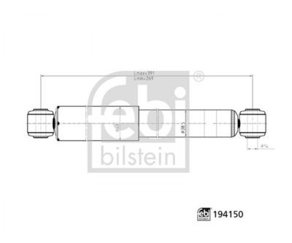 AMORTISOR ARKA GAZLI MERCEDES VITO W639 03>