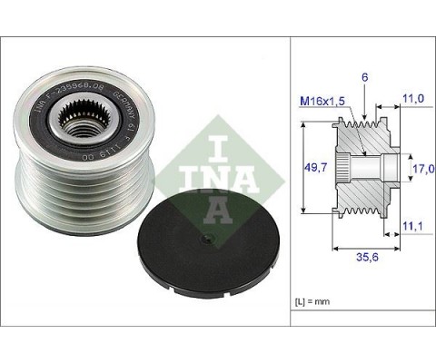 ALTERNATOR KASNAGI MERCEDES W203 CL203 C209 W204 W211 W220