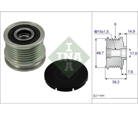 ALTERNATOR KASNAGI MERCEDES W202 W210 W638 B901 B904