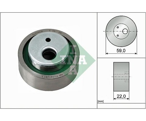 EKSANTRİK GERGİ RULMANI BERLINGO 1.4-SAXO 1.4-1.6-P106 1.3-1.4-P206 1.4-P306 1.4-PARTNER 1.4 96-