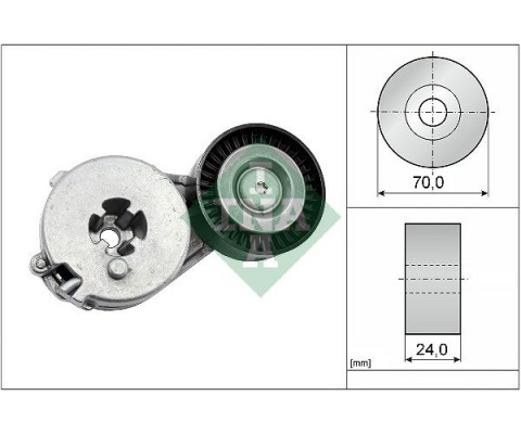 ALTERNATÖR GERGİ RULMANI KÜTÜKLÜ A4-A5-Q5 1.8TFSI CFPA-CJKA-CAEB-CDHA