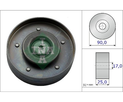 ALTERNATÖR GERGİ RULMANI V BİLYA A4-A5-Q5 1.8-2.0 TFSI CPFA-CJKA-CDHA-CDNC