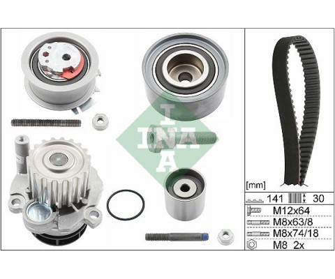 DEVİRDAİMLİ TRİGER SETİ PASSAT-JETTA-GOLF5-OCTAVIA-TOLEDO-A3-A6 2.0 TDI 2007-2011 BKP-BKD-BRE-BLB