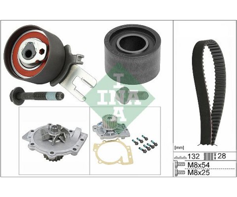 EKSANTRIK RULMAN KITI TRIGER SETI DEVIRDAIM LI VOLVO C30 10 14 C70 II 06 14 S40 II 06 10 S8 II V6 V7 XC6 XC9 D3-D4-D5