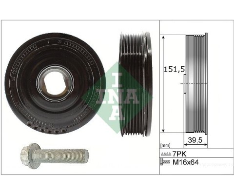 KRANK KASNAĞI RENAULT TRAFIC III 15 MEGANE IV 15 TALISMAN 15 SC NIC IV 15 OPEL VIVARO B 15 1.6dCi R9M 7 KANAL