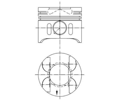 PISTON SEGMAN 0.50 88.51mm MERCEDES OM646 W203 C209 W211 W639 B901 B906 30 PIM