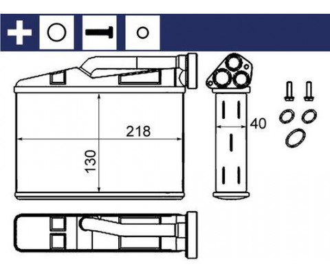 KALORIFER RADYATORU BMW M57 M54 E39 E53