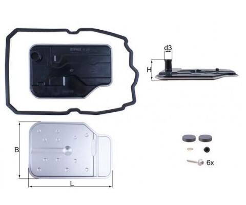 OTOMATIK SANZIMAN YAGI FILTRE SETI MERCEDES W203 CL203 W204 W205 C218 C219 W211 W212 W221 X204 W447