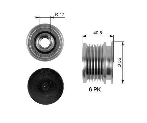 ALTERNATOR KASNAGI MERCEDES W203 W210 W220 W639 B901>B906