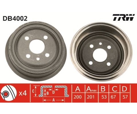 ARKA KAMPANA VECTRA A 89 95 ASTRA F 91 98 1.4-1.6-1.8-2.0 LACETTI 05 13 242x200x53x100 4DL 568054-91024352