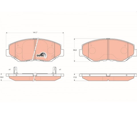 ÖN BALATA HONDA CR-V I II III 2.0 2.2 99/9.06