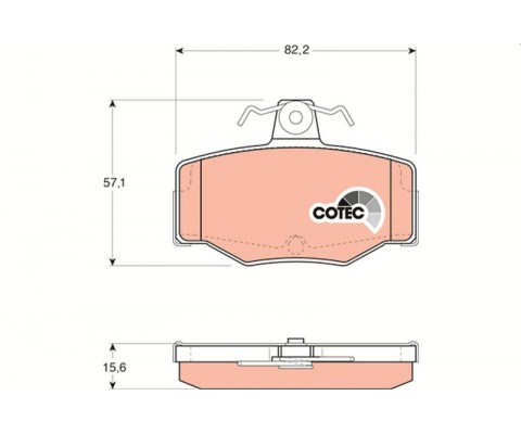 ARKA BALATA NISSAN PRIMERA P10- P11 1.6İ- 2.0İ- 2.0İ GT- ALMERA 00