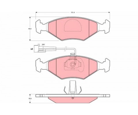 ÖN BALATA PALIO 1.6 16V-PALIO WEEKEND 1.2-1.7TD-ALBEA 1.4-1.6 16V 96