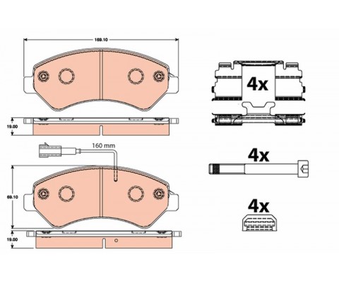 ÖN FREN BALATASI BOXER-DUCATO-JUMPER 06 16