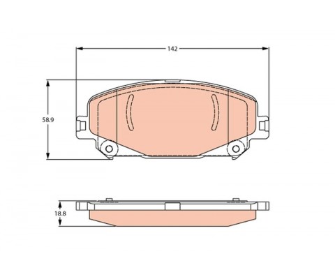 ON FREN BALATASI GRAND SCENIC IV 15 MEGANE IV 15 TALISMAN 15 CAPTUR II E-TECH 20 19x142x159