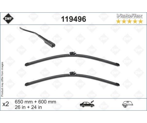 SILECEK SUPURGESI TAKIMI 650mm / 600mm MERCEDES SPRINTER B907 B910 18 SWF