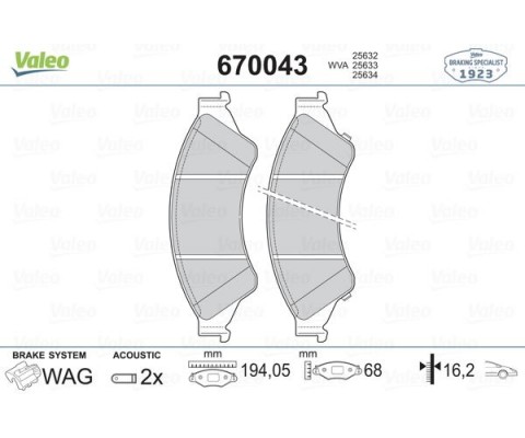 ON FREN BALATASI RANGER TKE 2.2TDCI / 3.2TDCI 4 4 12 /