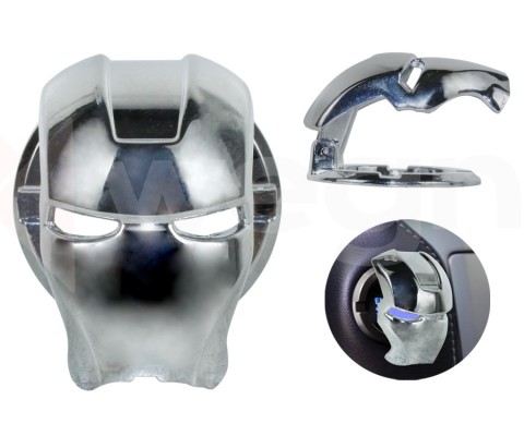 IRON MAN START STOP KORUYUCU KAPAK GÜMÜŞ METAL KROM