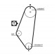 TRİGER KAYIŞI 111x200 111 DİŞ 20 VECTRA A 88-92 GD111H9.5P200 CT720