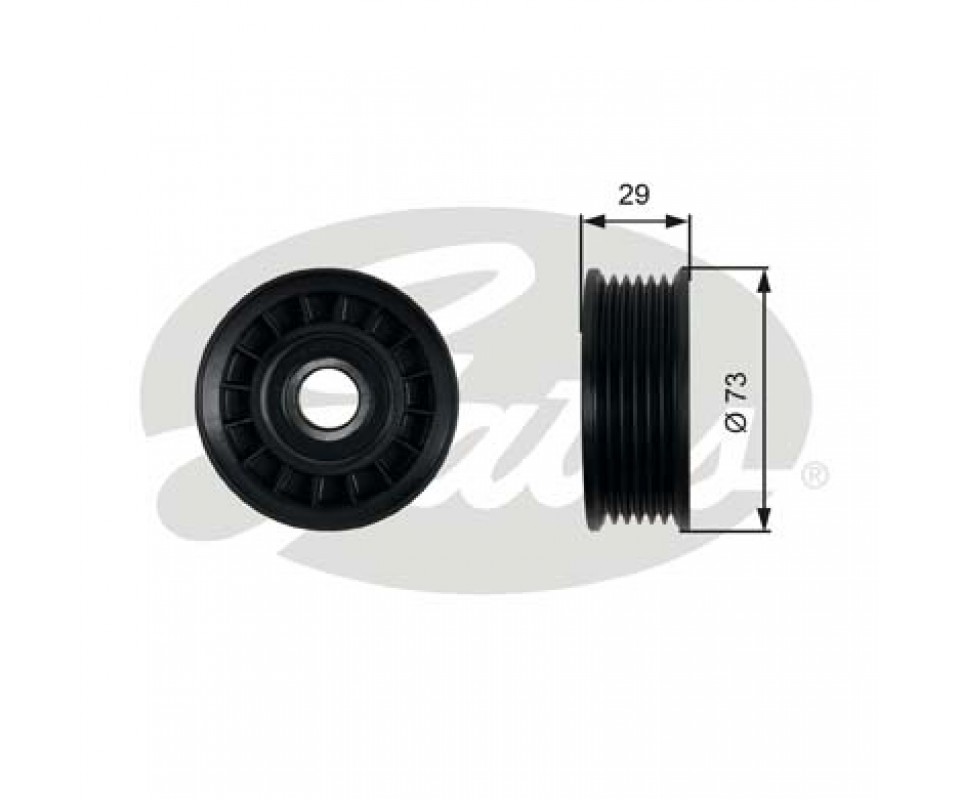 ALTERNATÖR GERGİ RULMANI B-MAX 14>C-MAX II 12>19 FOCUS III 11> 17 1.0 ECOBOOST 1.6TI VOLVO C30 06>1 2 S40 II 04>12 V50 04>10 TEK RULMAN