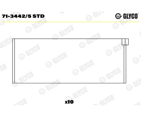 KOL YATAK AUDI 79.5MM 3D