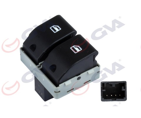 CAM AÇMA ANAHTARI ÖN SOL POLO 01-08 -SEAT IBIZA 04- 4 FİŞ-ÇİFTLİ