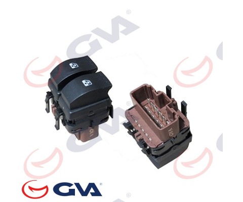 CAM AÇMA ANAHTARI ÖN SOL MEGANE II LM-- ÇİFTLİ 10 FİŞ-ÇİFTLİ