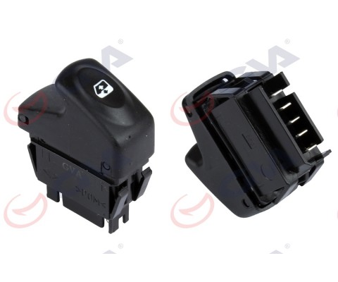 CAM AÇMA ANAHTARI SAĞ MEGANE I-CLIO II 98-05 5 FİŞ-TEKLİ