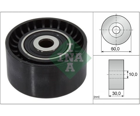 EKSANTRİK GERGİ RULMANI P107-206-207-307-PARTNER-C2-C3-C4-C5-BERLINGO-1.4HDI-1.6HDI-FIESTA V-FOCUSII