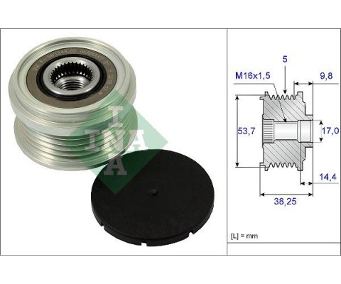 ALTERNATÖR KASNAĞI ASTRA J-CORSA D-INSIGNIA A-MERIVA B-ZAFIRA C-CRUZE 1.2-1.4 XER-NEL-NET-A14XEL 1204293-55580127-55579927-95520019